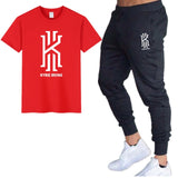 Kyrie Irving T Shirt+Trousers Suit Fashion