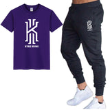 Kyrie Irving T Shirt+Trousers Suit Fashion