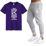Kyrie Irving T Shirt+Trousers Suit Fashion