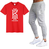 Kyrie Irving T Shirt+Trousers Suit Fashion