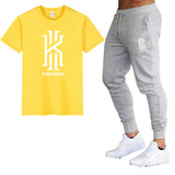 Kyrie Irving T Shirt+Trousers Suit Fashion