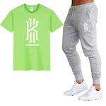 Kyrie Irving T Shirt+Trousers Suit Fashion